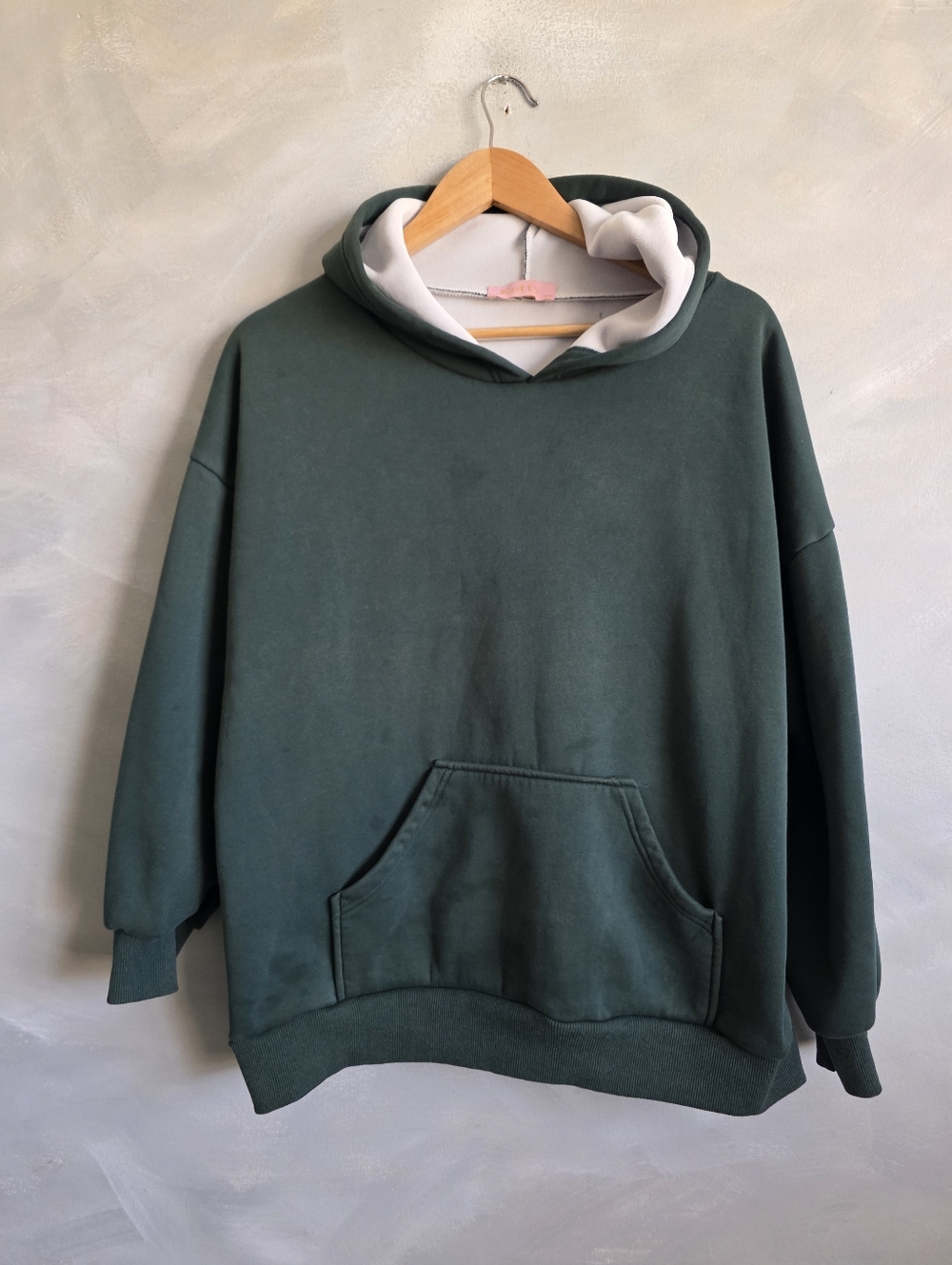 Ketty Sz 44 Green Hoodie Kangaroo Pockets Workwear